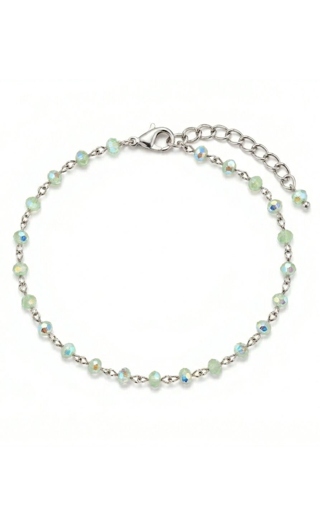 BRACCIALE CRISTALLO PERSONALIZZABILE SILVER