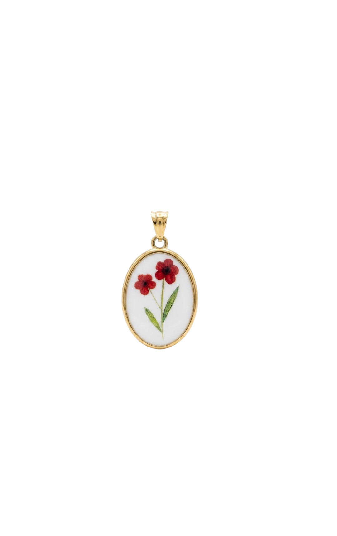 CIONDOLO PAPAVERO GOLD