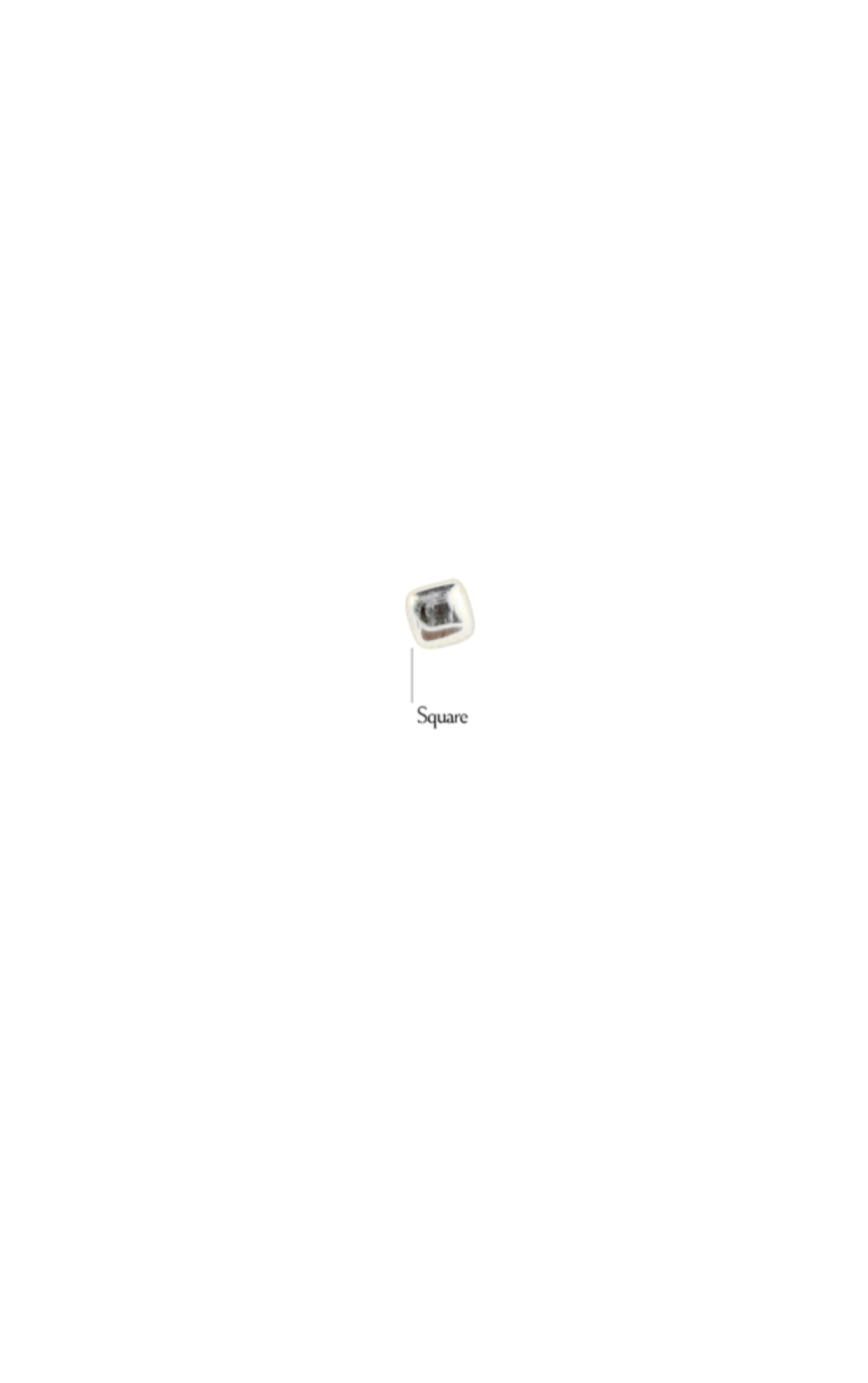 ORECCHINO DIAMOND SQUARE