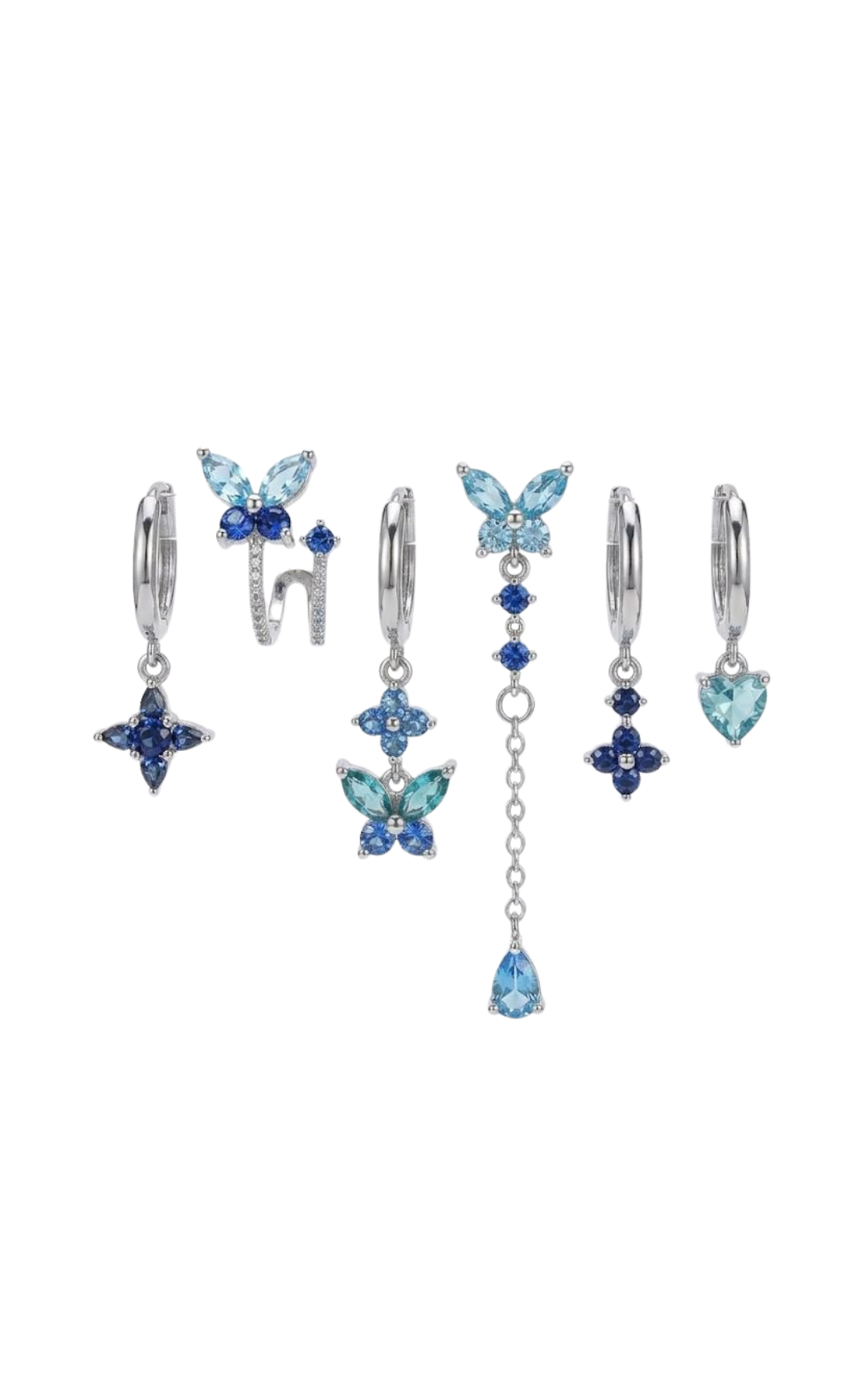 SET ORECCHINI BUTTERFLY