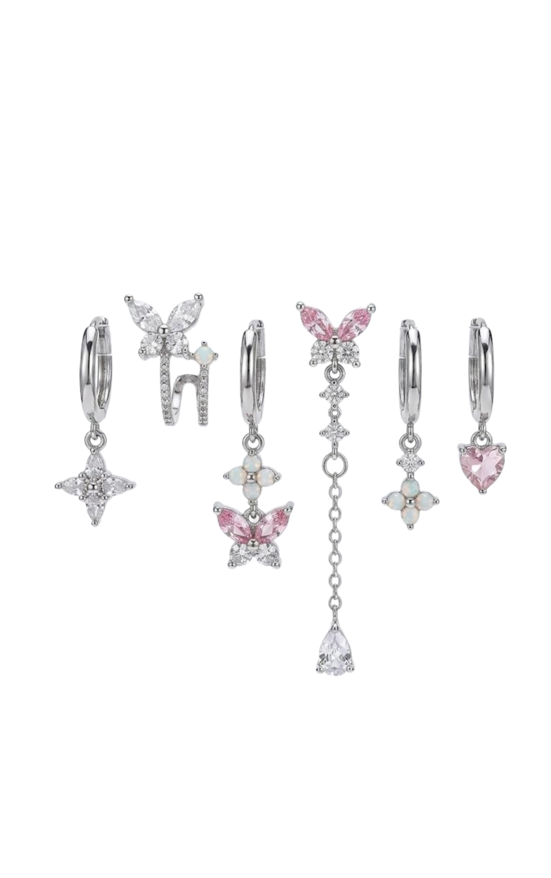SET ORECCHINI BUTTERFLY