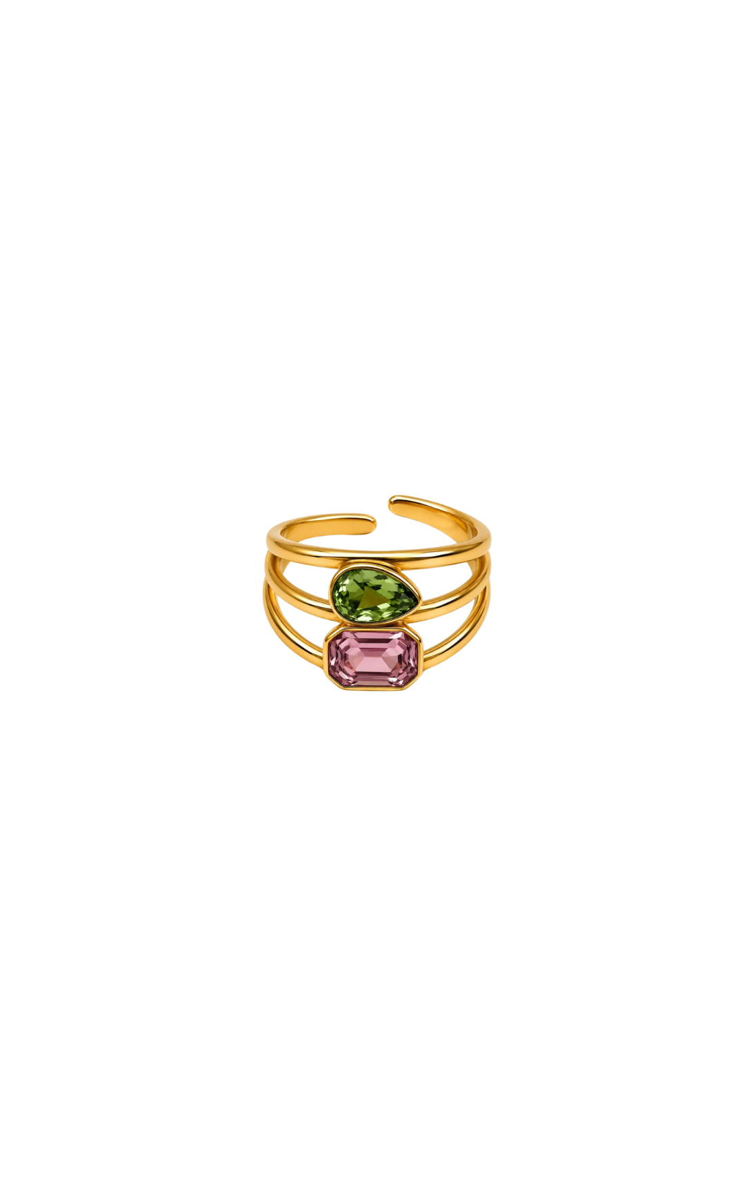 ANELLO DOUBLE GEMS