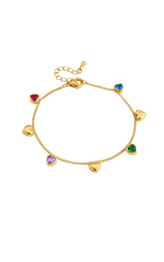 BRACCIALE HEART MULTICOLOR