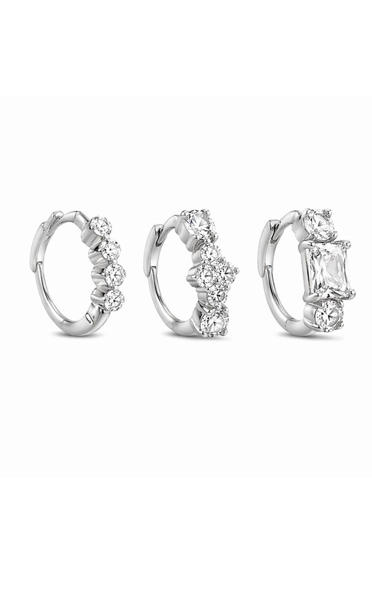 ORECCHINO HOOP SPARKLE