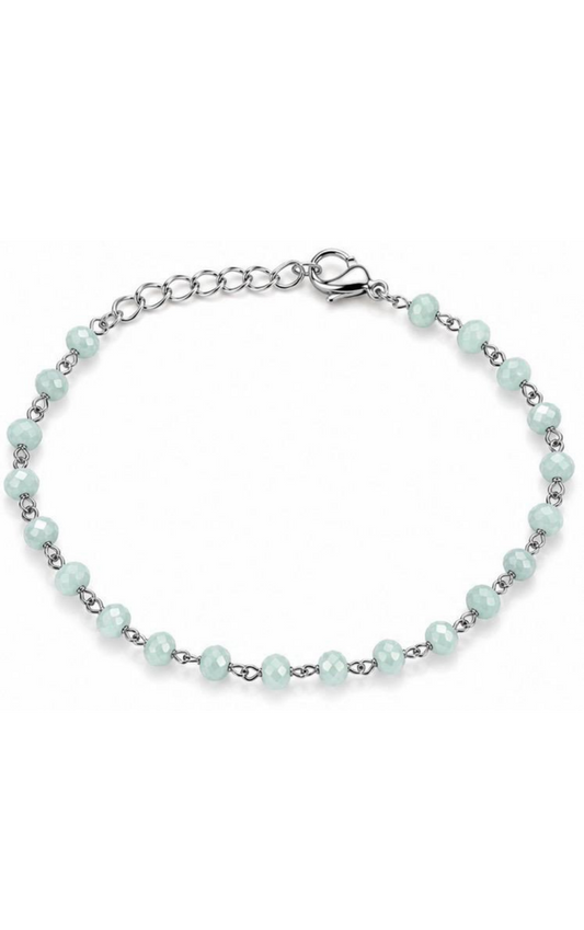 BRACCIALE CRISTALLO PERSONALIZZABILE SILVER