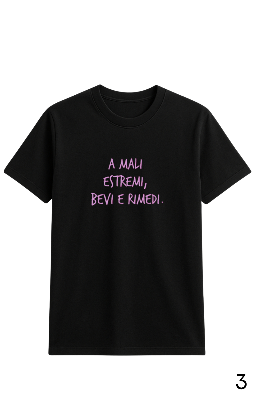 T-SHIRT PERSONALIZZATE NERE