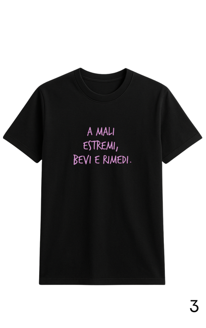 T-SHIRT PERSONALIZZATE NERE