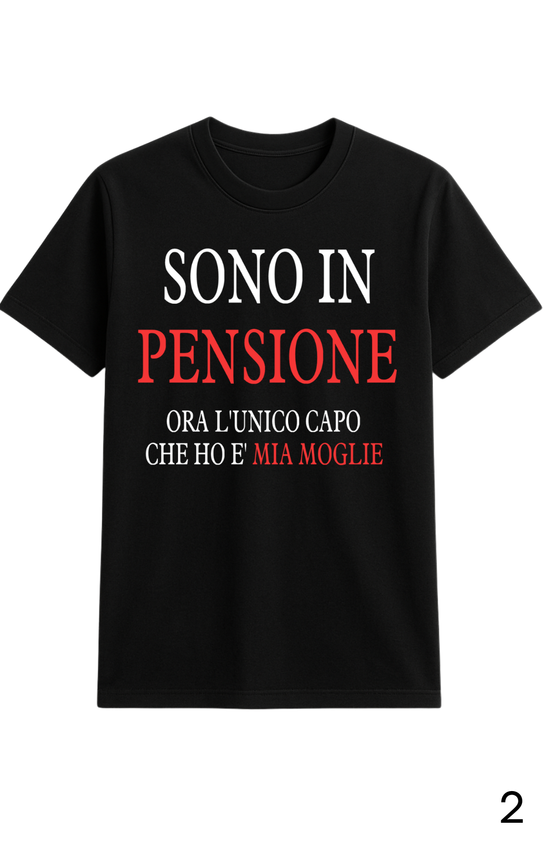 T-SHIRT PERSONALIZZATE NERE