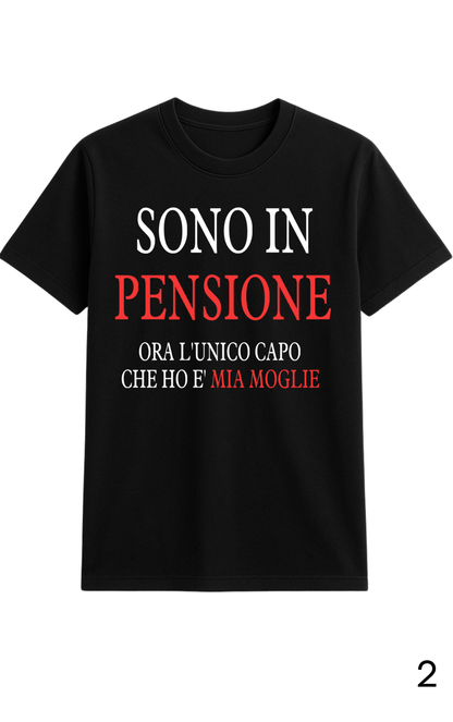 T-SHIRT PERSONALIZZATE NERE