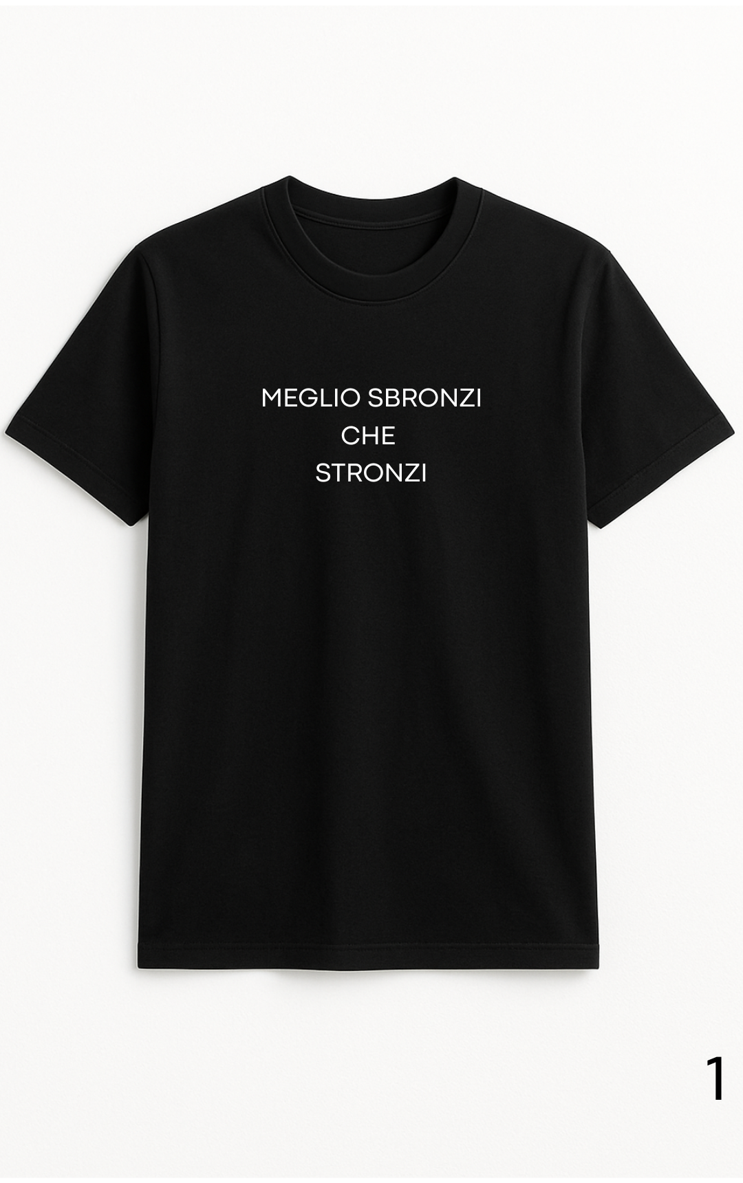 T-SHIRT PERSONALIZZATE NERE