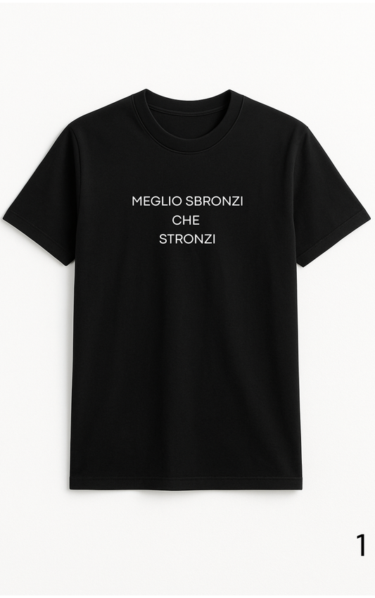 T-SHIRT PERSONALIZZATE NERE