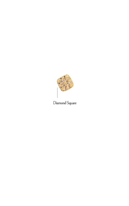 ORECCHINO DIAMOND SQUARE