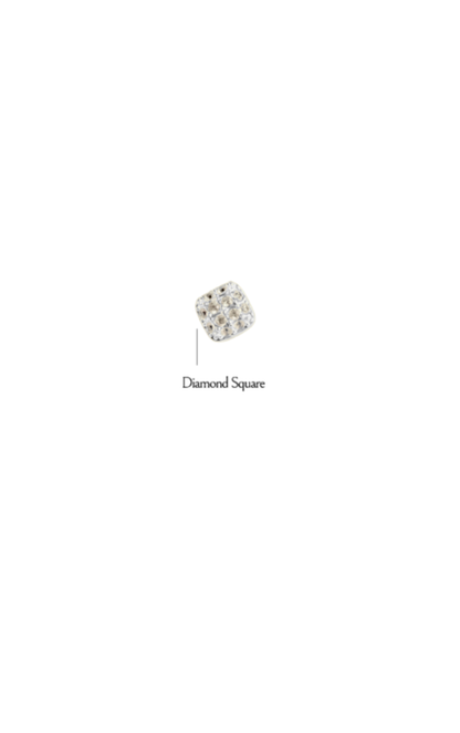 ORECCHINO DIAMOND SQUARE