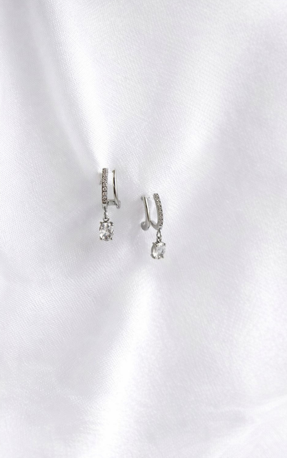 ORECCHINI OVAL SPARKLE