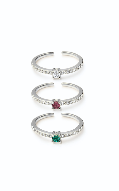 ANELLO mini solitario EMILY