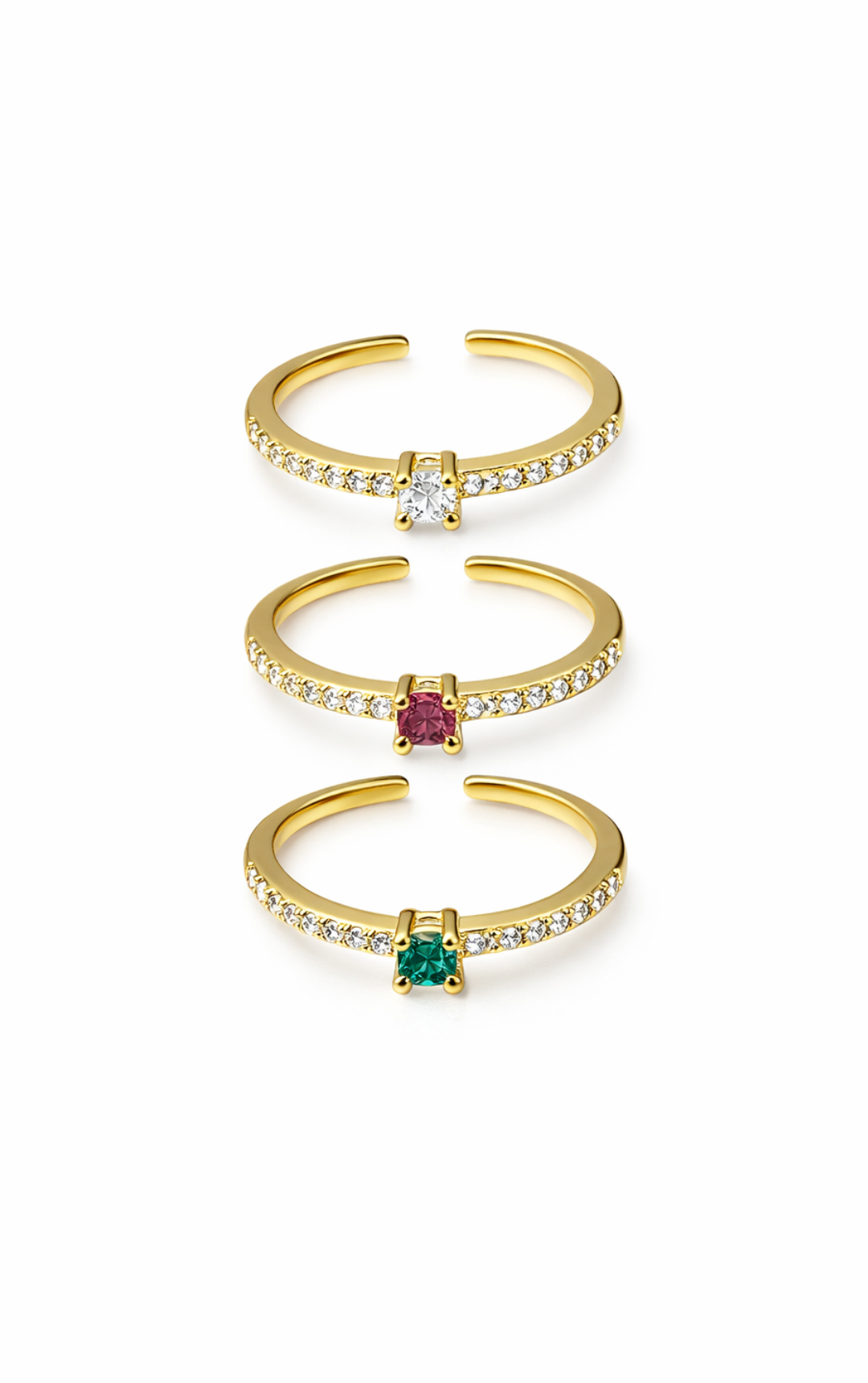 ANELLO mini solitario EMILY