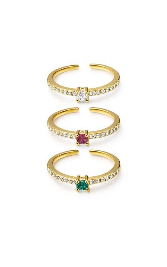 ANELLO mini solitario EMILY