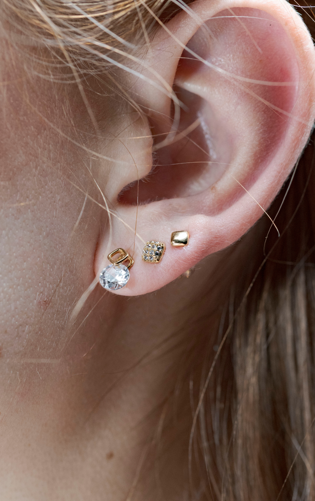 ORECCHINO DIAMOND/ SQUARE