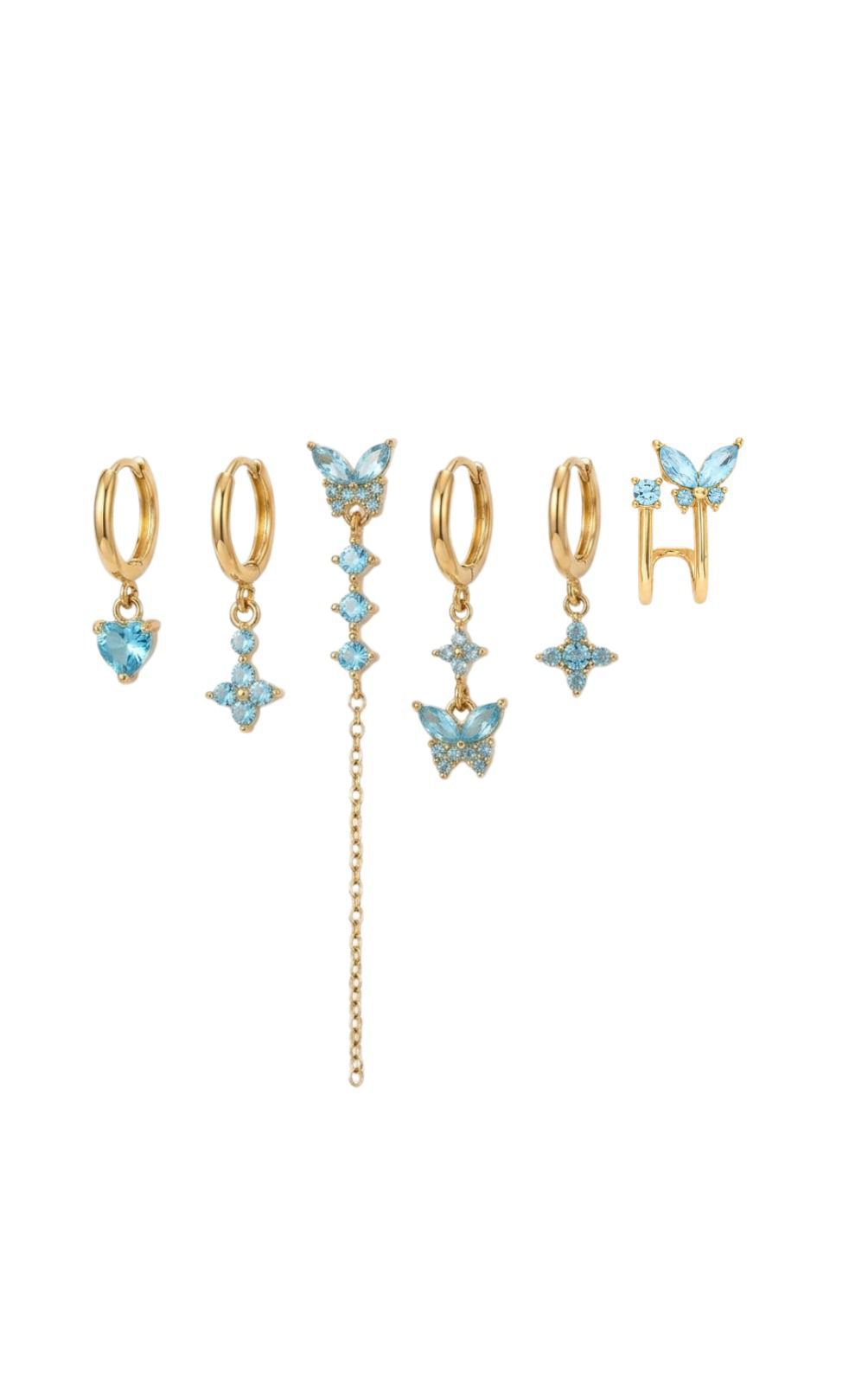 SET ORECCHINI BUTTERFLY