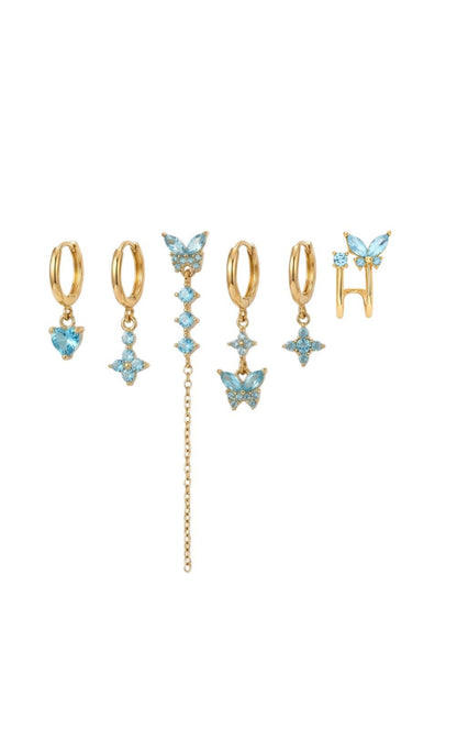 SET ORECCHINI BUTTERFLY