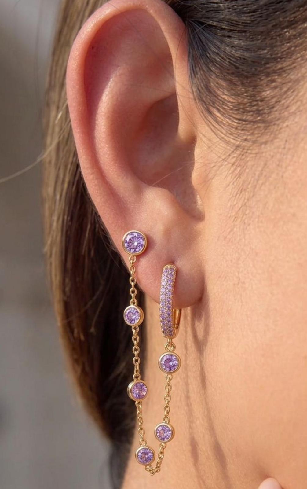 ORECCHINO SPARKLE CHAIN